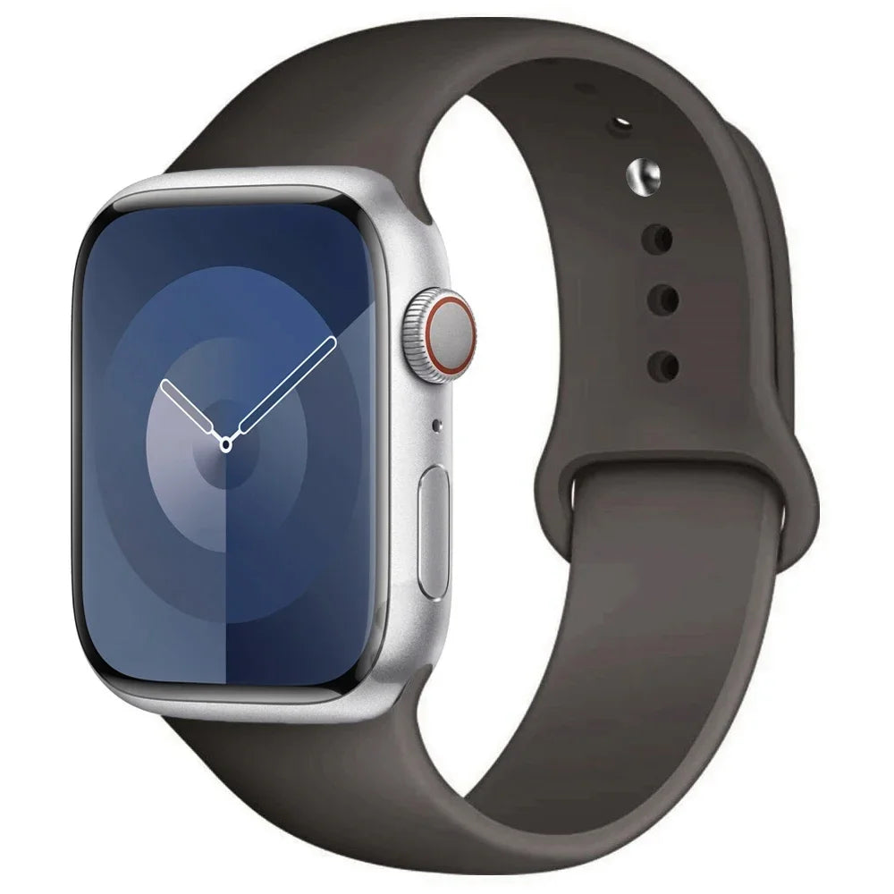 Correa de Silicona para Apple Watch 38mm al 49mm – Compatible con Series 1 al 9, SE y Ultra