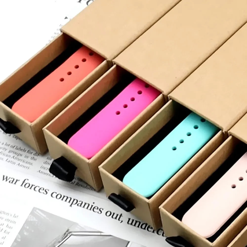 Correa de Silicona para Apple Watch 38mm al 49mm – Compatible con Series 1 al 9, SE y Ultra