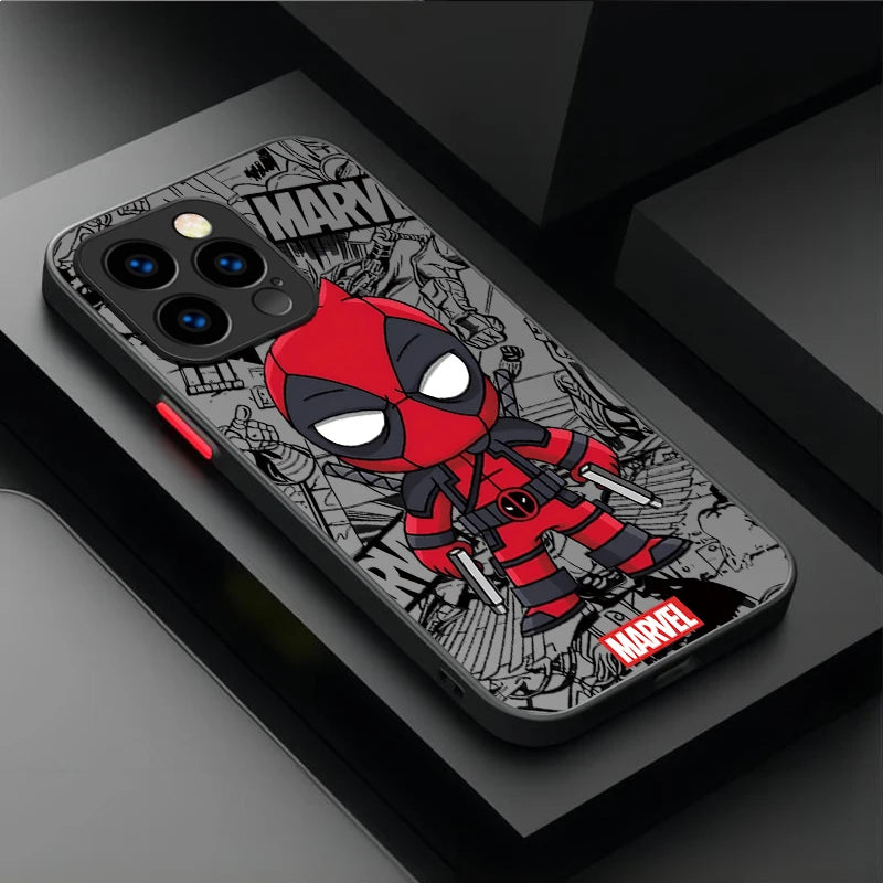 Funda Spider-Man Marvel para iPhone 17, 16, 15, 14, 13, 12, 11 Pro Max y más