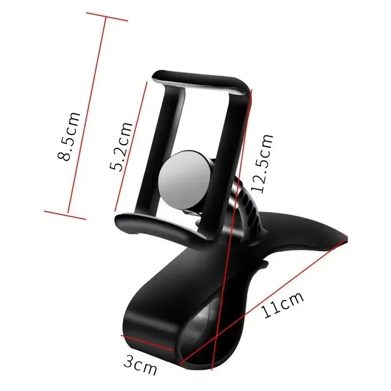 Soporte de Teléfono para Auto Giratorio 360° – Universal para Tablero