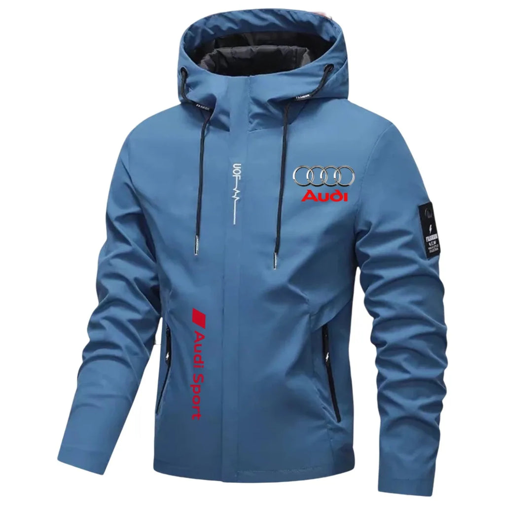 Campera Casual Hombre Primavera-Otoño – Estilo Moderno con Capucha
