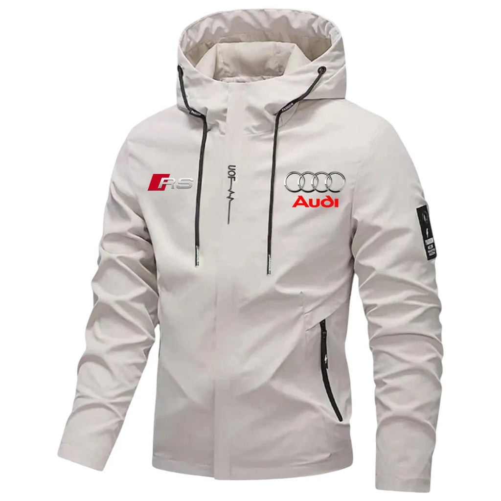 Campera Casual Hombre Primavera-Otoño – Estilo Moderno con Capucha