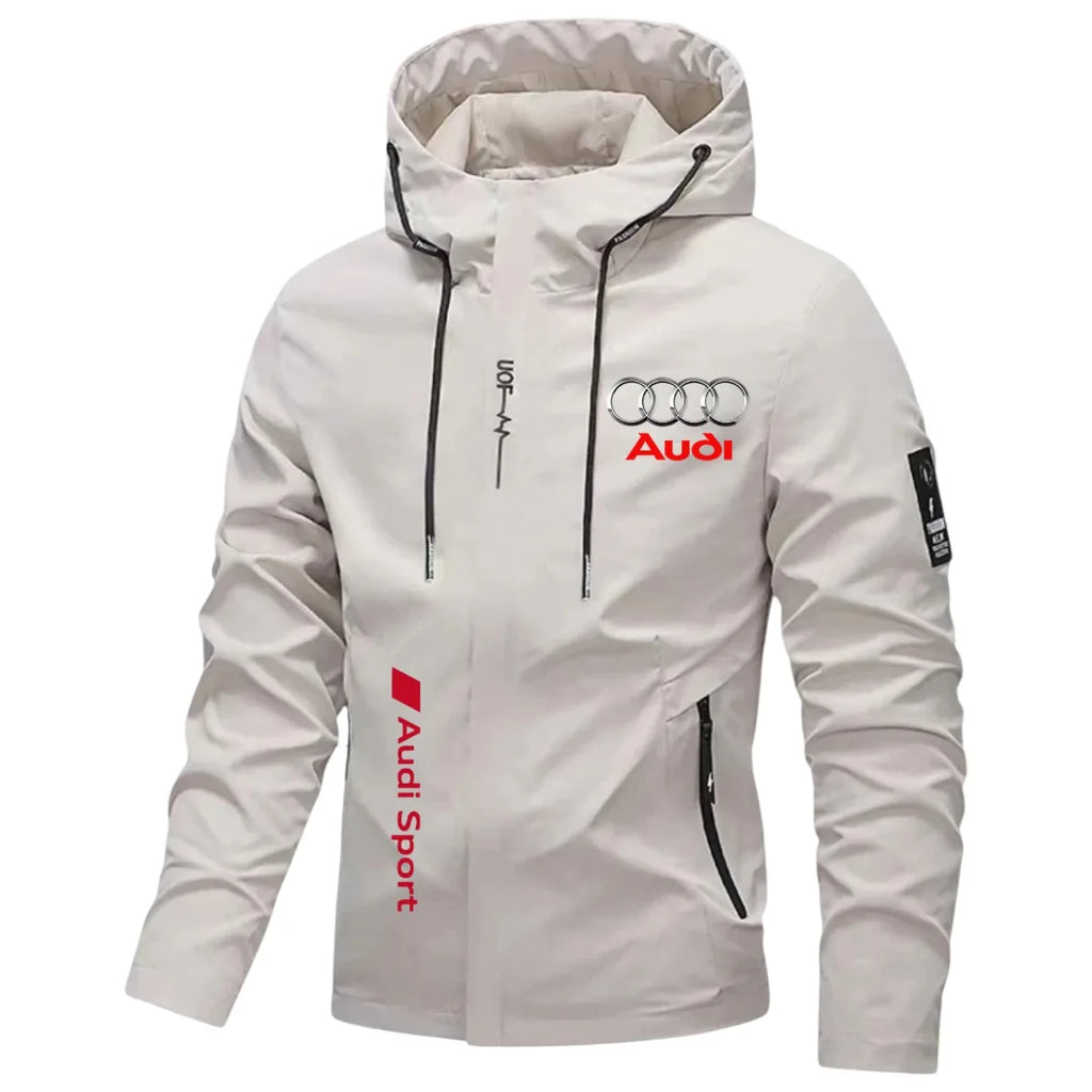 Campera Casual Hombre Primavera-Otoño – Estilo Moderno con Capucha