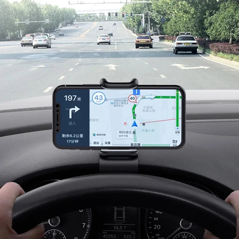 Soporte de Teléfono para Auto Giratorio 360° – Universal para Tablero
