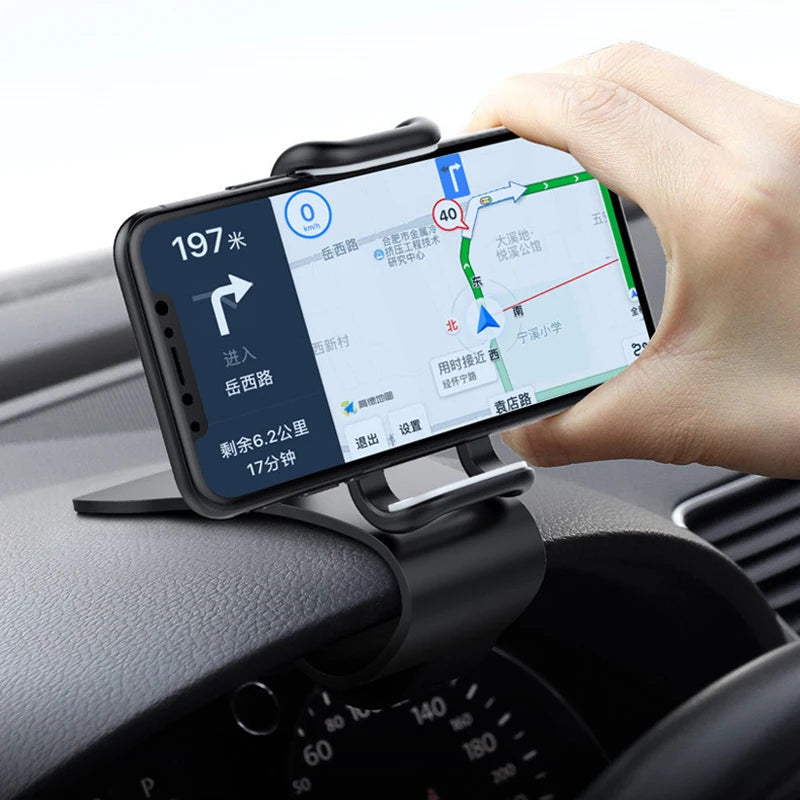 Soporte de Teléfono para Auto Giratorio 360° – Universal para Tablero