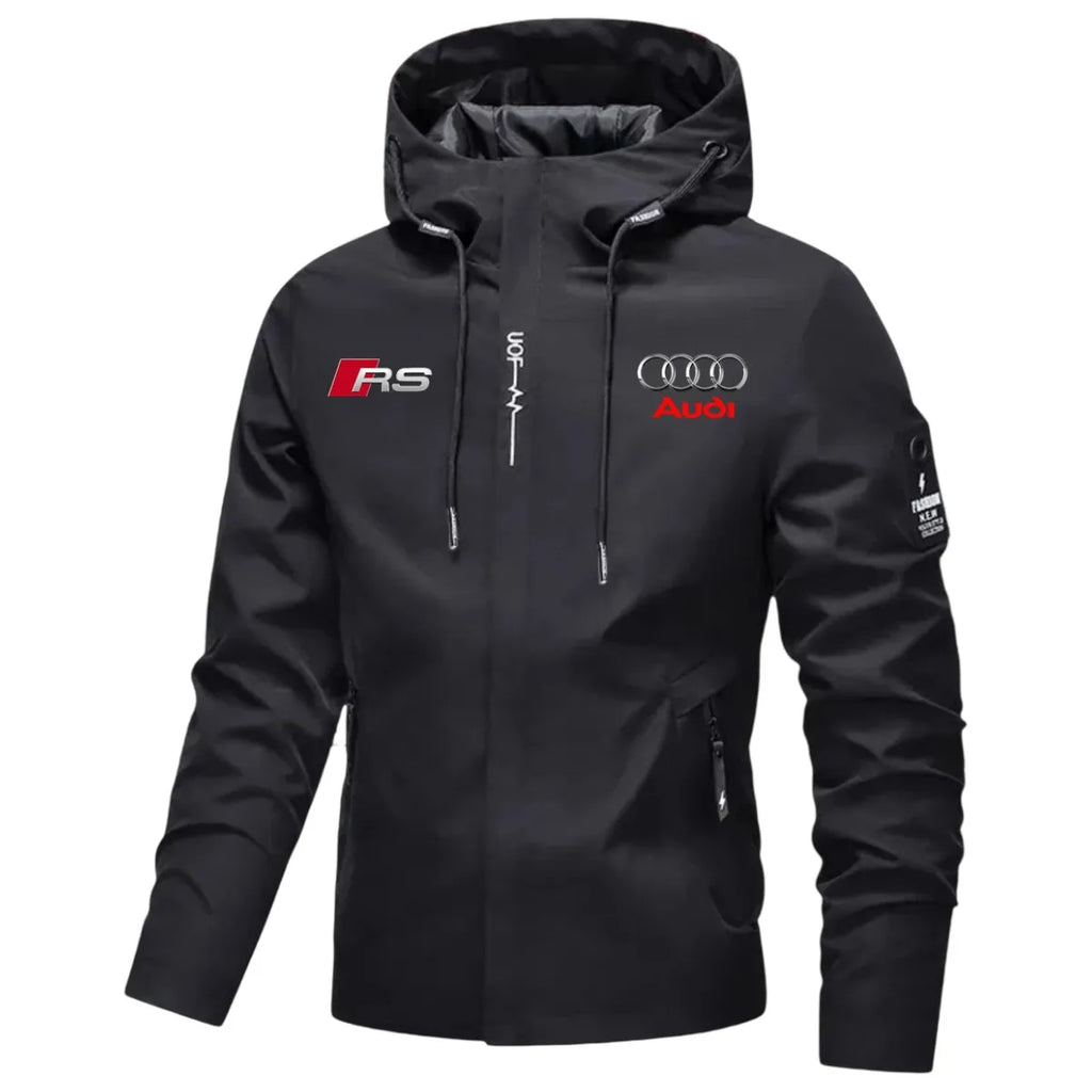 Campera Casual Hombre Primavera-Otoño – Estilo Moderno con Capucha