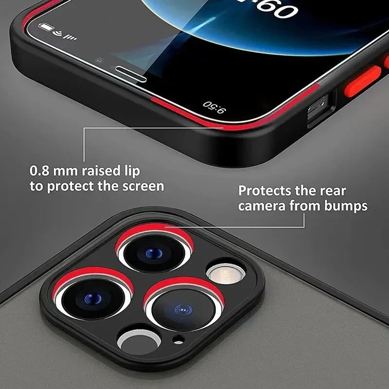 Funda iPhone Matte Armor Magnética con MagSafe – Compatible con iPhone 11 al 16 Pro Max