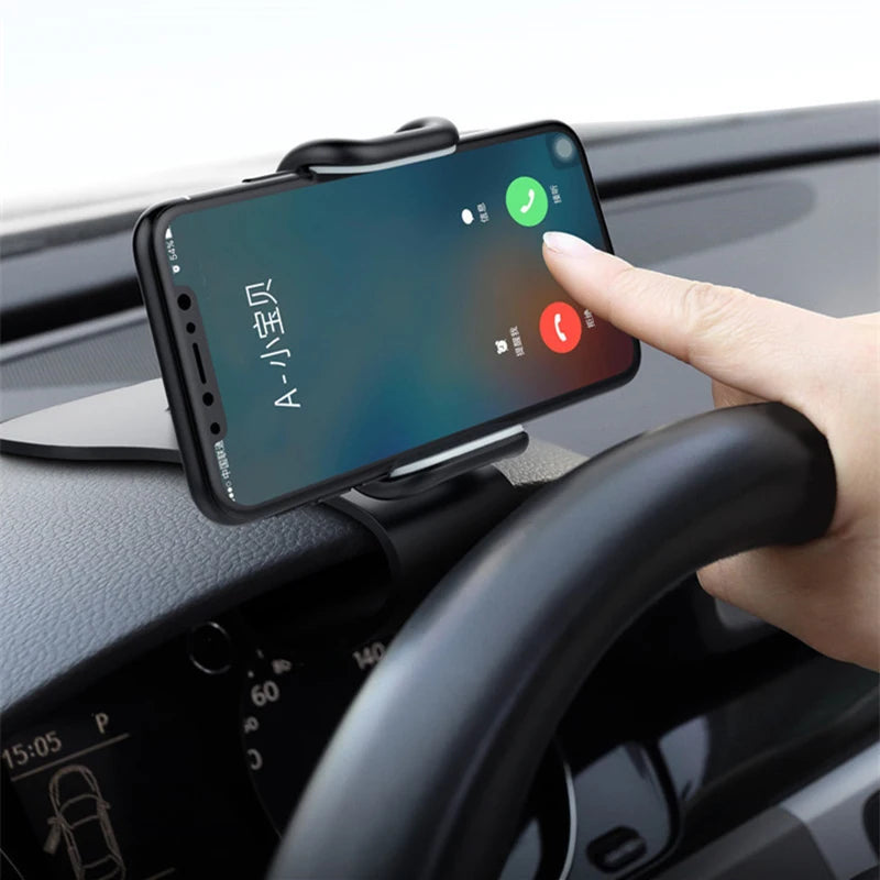 Soporte de Teléfono para Auto Giratorio 360° – Universal para Tablero