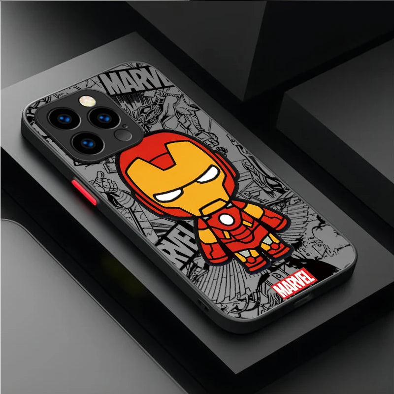 Funda Spider-Man Marvel para iPhone 17, 16, 15, 14, 13, 12, 11 Pro Max y más