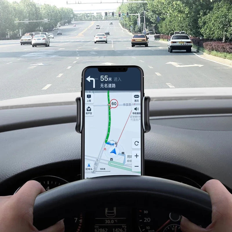 Soporte de Teléfono para Auto Giratorio 360° – Universal para Tablero